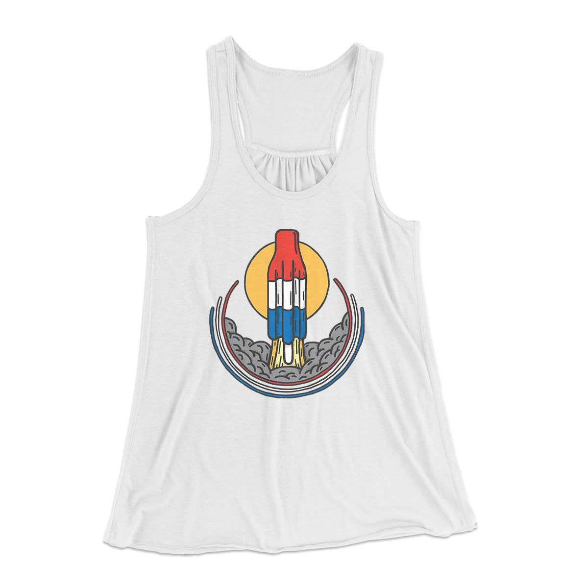 Rocket Pop Launch Women's Flowey Tank Top | Funny Shirt from Famous In Real Life