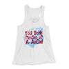 You Done Messed Up A-Aron! Women's Flowey Tank Top White | Funny Shirt from Famous In Real Life