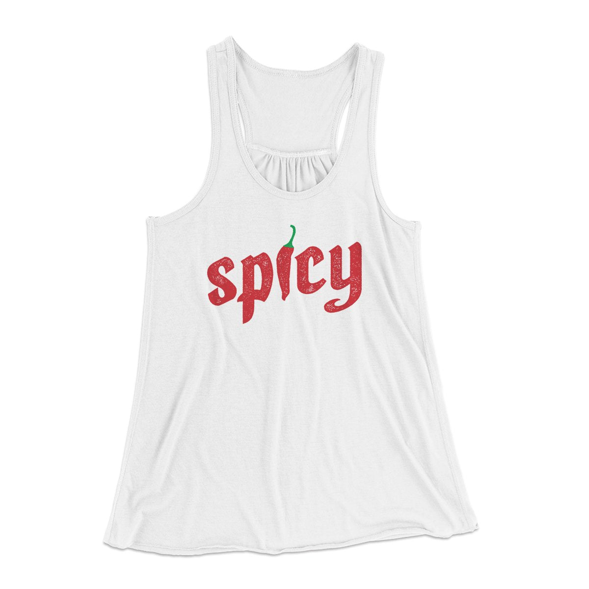 Spicy Funny Women's Flowey Tank Top | Funny Shirt from Famous In Real Life