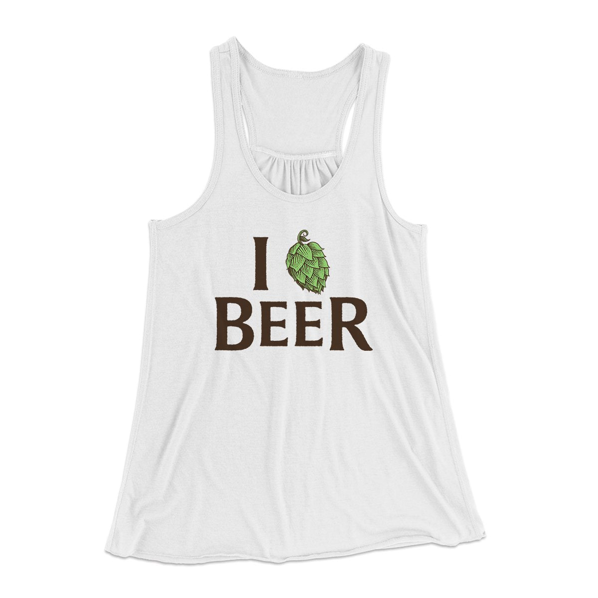 I Hop Craft Beer Women's Flowey Tank Top | Funny Shirt from Famous In Real Life