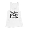 Too Cute For Gender Identity Women's Flowey Tank Top White | Funny Shirt from Famous In Real Life