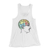 Phrenology Chart Women's Flowey Tank Top White | Funny Shirt from Famous In Real Life