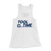 Tool Time Women's Flowey Tank Top White | Funny Shirt from Famous In Real Life