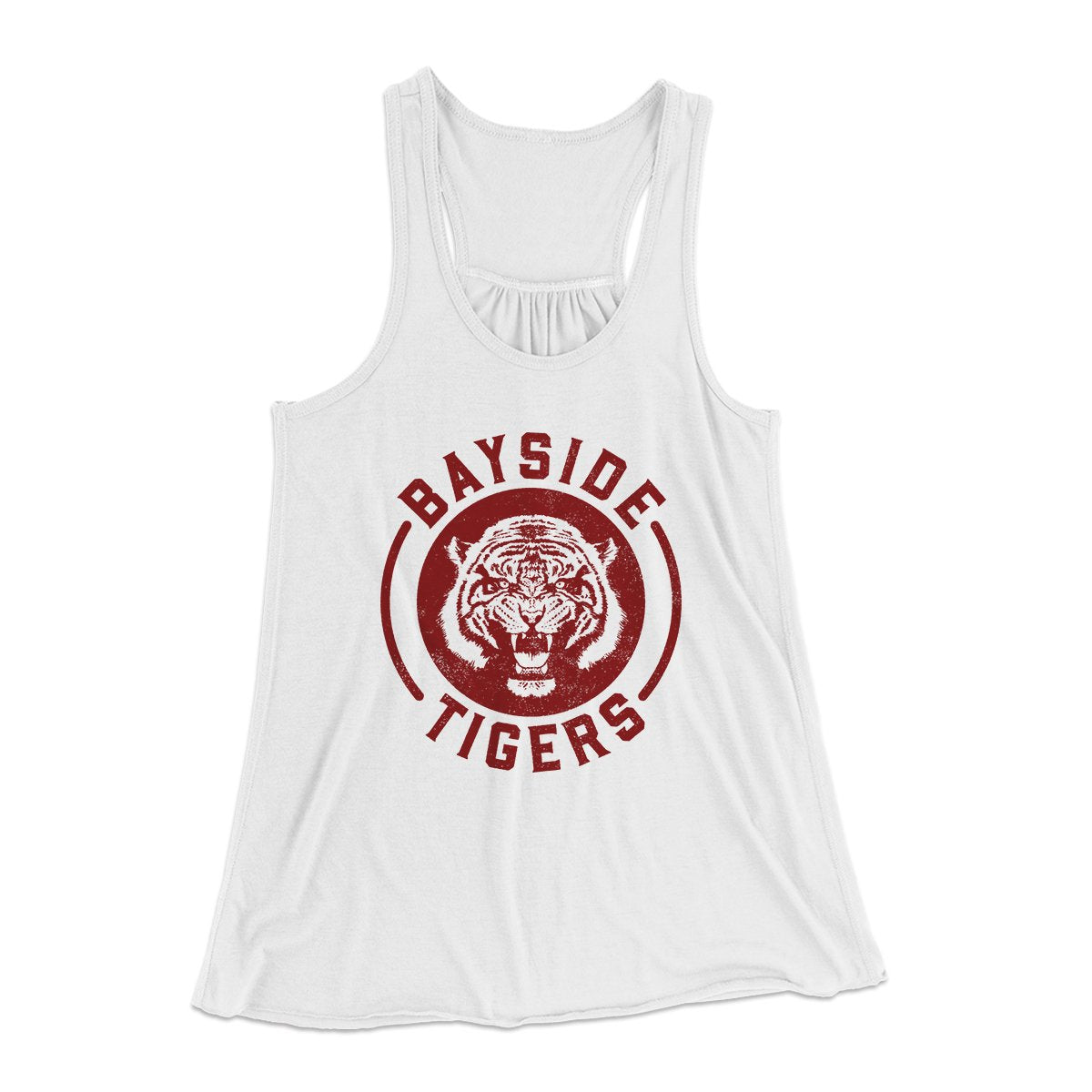Bayside Tigers Women's Flowey Tank Top | Funny Shirt from Famous In Real Life