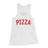 Pizza Women's Flowey Tank Top White | Funny Shirt from Famous In Real Life