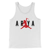 Air Arya Men/Unisex Tank Top White/Black | Funny Shirt from Famous In Real Life