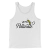 Let's Pollinate Men/Unisex Tank Top White/Black | Funny Shirt from Famous In Real Life