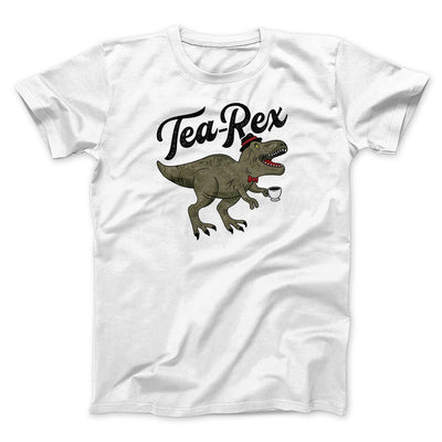 Tea-Rex Men/Unisex T-Shirt White | Funny Shirt from Famous In Real Life