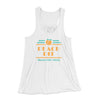 Peach Pit Diner Women's Flowey Tank Top White | Funny Shirt from Famous In Real Life