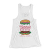 Benny's Burgers Women's Flowey Tank Top White | Funny Shirt from Famous In Real Life