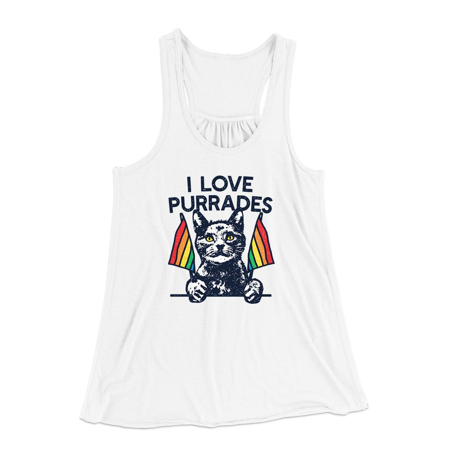 I Love Purrades Women's Flowey Tank Top | Funny Shirt from Famous In Real Life