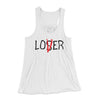 Loser Lover Women's Flowey Tank Top White | Funny Shirt from Famous In Real Life