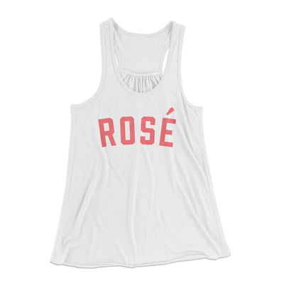Rosé Women's Flowey Tank Top White | Funny Shirt from Famous In Real Life