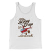 WKRP Turkey Drop Funny Thanksgiving Men/Unisex Tank Top White | Funny Shirt from Famous In Real Life