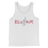 Red Rum Funny Movie Men/Unisex Tank Top White/Black | Funny Shirt from Famous In Real Life