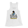 Samuel L. Jackson Women's Flowey Tank Top White | Funny Shirt from Famous In Real Life