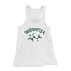 Borophyll Women's Flowey Tank Top White | Funny Shirt from Famous In Real Life