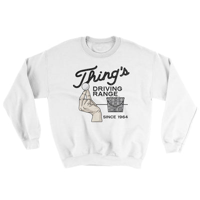 Thing's Driving Range Ugly Sweater Black | Funny Shirt from Famous In Real Life