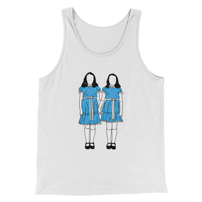 Grady Twins Funny Movie Men/Unisex Tank Top White/Black | Funny Shirt from Famous In Real Life