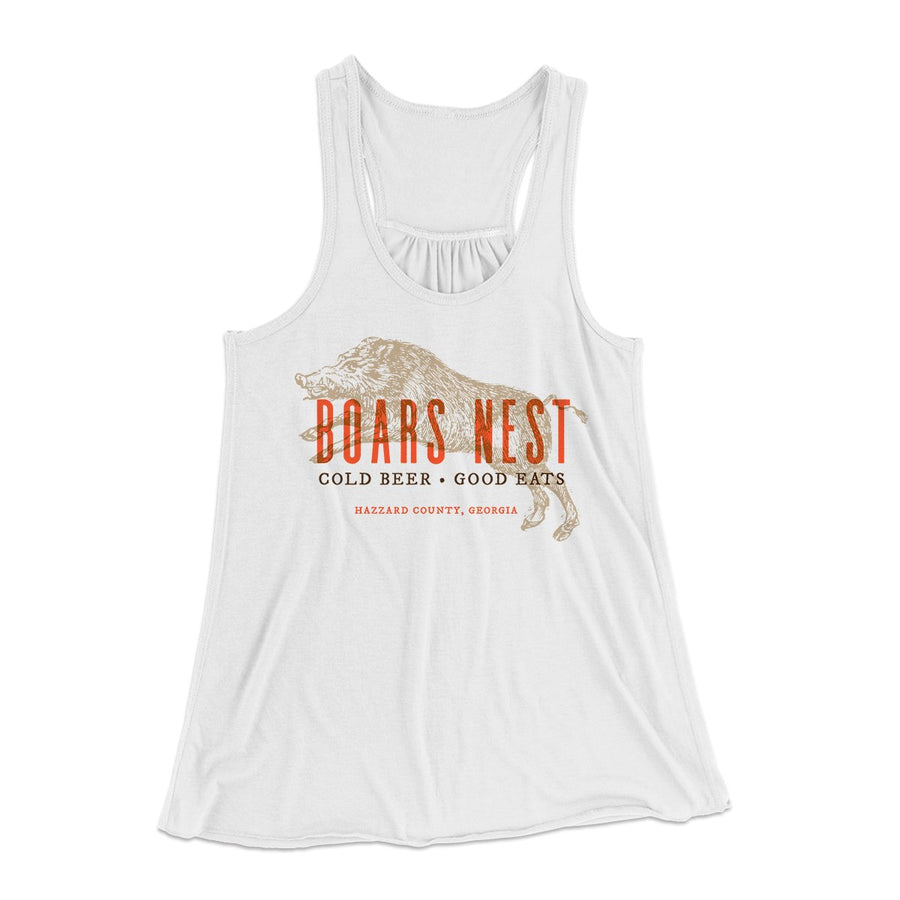 Boars Nest Women's Flowey Tank Top S | Funny Shirt from Famous In Real Life