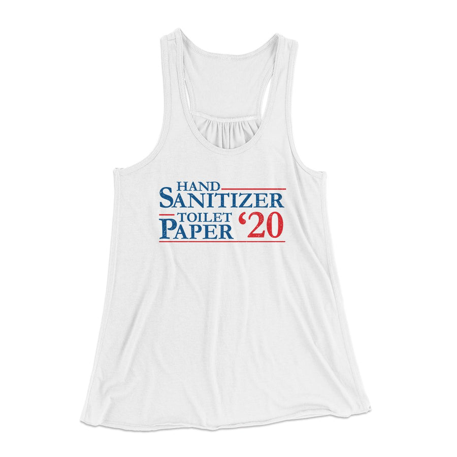 Hand Sanitizer, Toilet Paper 2020 Women's Flowey Tank Top | Funny Shirt from Famous In Real Life