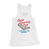 Gump Running Club Women's Flowey Tank Top White | Funny Shirt from Famous In Real Life