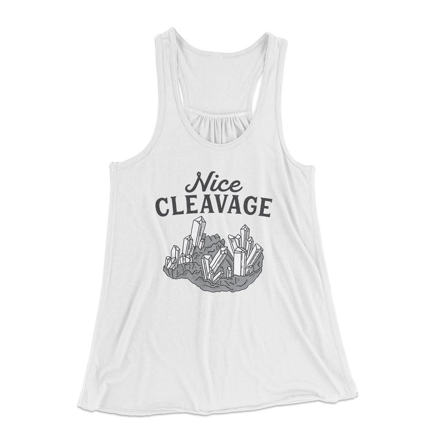 Nice Cleavage Women's Flowey Tank Top | Funny Shirt from Famous In Real Life