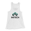 Initech Women's Flowey Tank Top White | Funny Shirt from Famous In Real Life