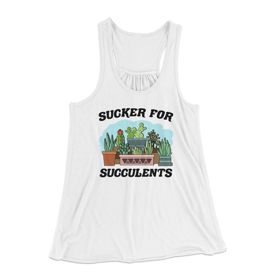 sucker for succulents Sucker For Succulents Women's Flowey Tank Top