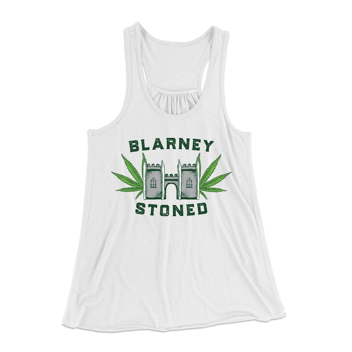 Blarney Stoned Women's Flowey Tank Top | Funny Shirt from Famous In Real Life