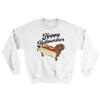 Happy Hallowiener Ugly Sweater White | Funny Shirt from Famous In Real Life