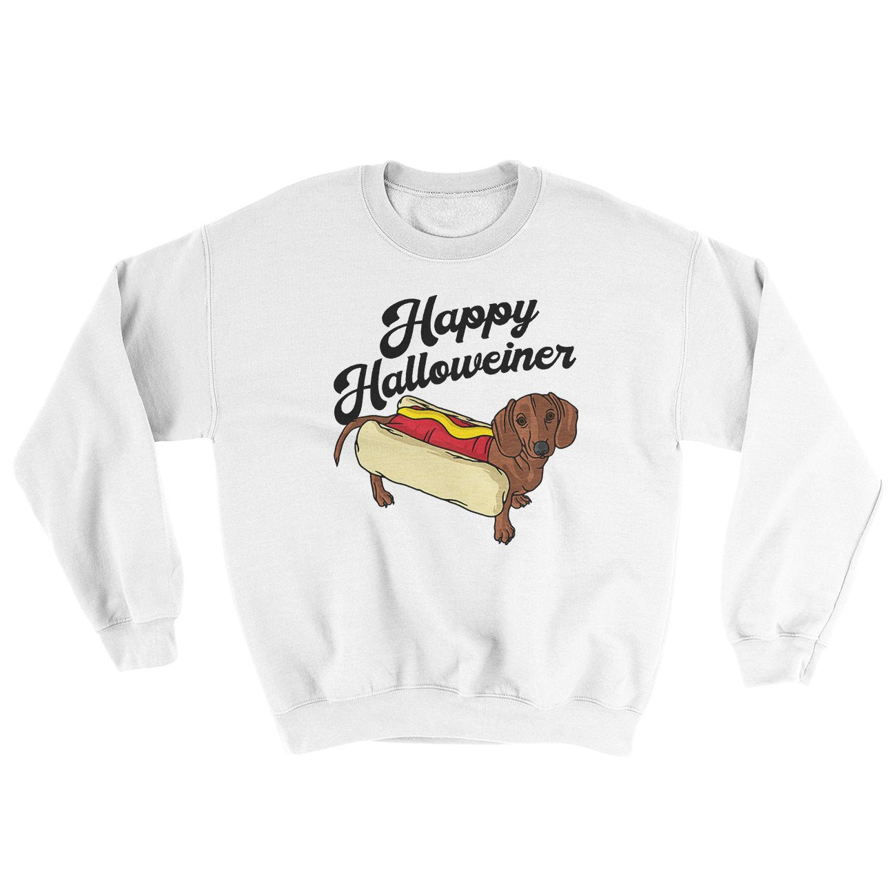 Happy Hallowiener Ugly Sweater | Funny Shirt from Famous In Real Life