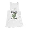 Creepin' It Real Women's Flowey Tank Top White | Funny Shirt from Famous In Real Life