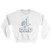 #1 Dad Ugly Sweater White | Funny Shirt from Famous In Real Life