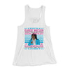 Randy Watson Sexual Chocolate Women's Flowey Tank Top White | Funny Shirt from Famous In Real Life