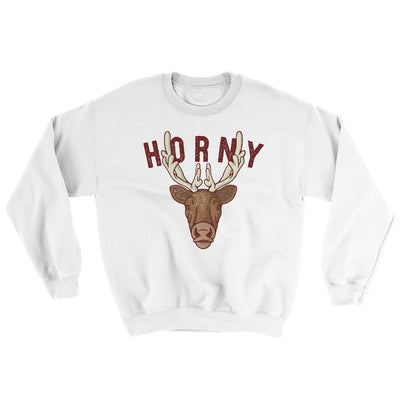 Horny Ugly Sweater White | Funny Shirt from Famous In Real Life