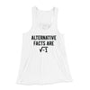 Alternative Facts Are Irrational Women's Flowey Tank Top White | Funny Shirt from Famous In Real Life