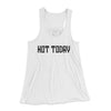 Not Today Women's Flowey Tank Top White | Funny Shirt from Famous In Real Life