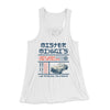 Mr. Miyagi's Car Detailing Women's Flowey Tank Top White | Funny Shirt from Famous In Real Life
