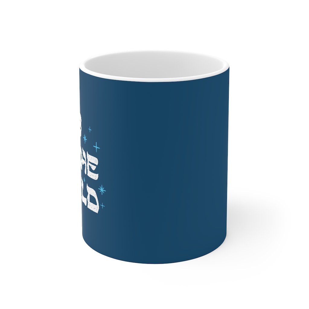 Oy To The World Coffee Mug | Funny Shirt from Famous In Real Life