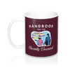 Handbook for the Recently Deceased Coffee Mug 11oz | Funny Shirt from Famous In Real Life