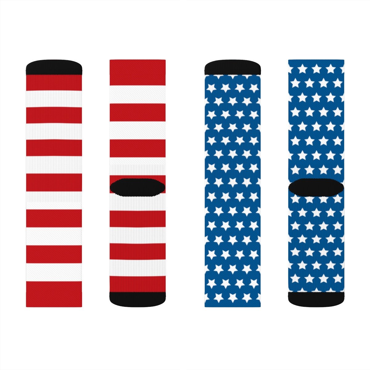 American Flag Adult Crew Socks | Funny Shirt from Famous In Real Life