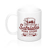 Satriale's Pork Store Coffee Mug 11oz | Funny Shirt from Famous In Real Life
