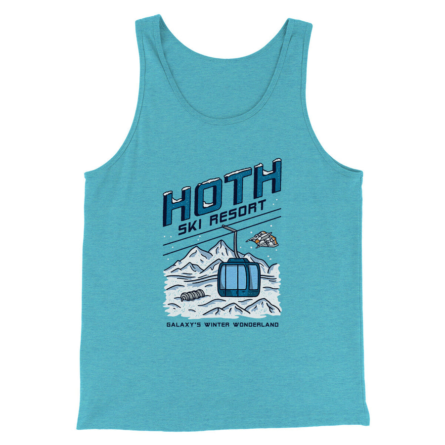 Hoth Ski Resort Funny Movie Men/Unisex Tank Top | Funny Shirt from Famous In Real Life