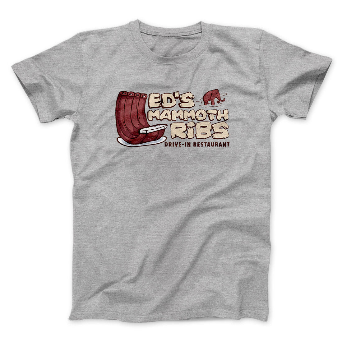 Ed's Mammoth Ribs Men/Unisex T-Shirt | Funny Shirt from Famous In Real Life