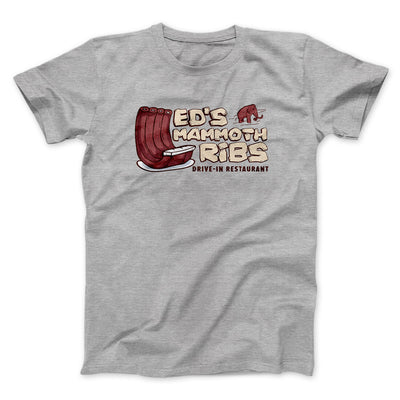 Ed's Mammoth Ribs Men/Unisex T-Shirt Athletic Heather | Funny Shirt from Famous In Real Life