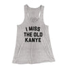 I Miss The Old Kanye Women's Flowey Racerback Tank Top Athletic Heather | Funny Shirt from Famous In Real Life