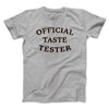 Official Taste Tester Funny Thanksgiving Men/Unisex T-Shirt Athletic Heather | Funny Shirt from Famous In Real Life