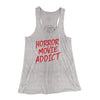 Horror Movie Addict Women's Flowey Racerback Tank Top Athletic Heather | Funny Shirt from Famous In Real Life
