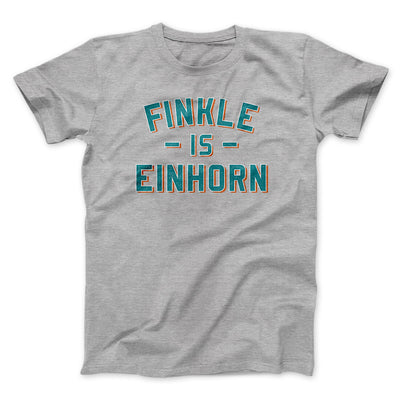 Finkle Is Einhorn Funny Movie Men/Unisex T-Shirt Athletic Heather | Funny Shirt from Famous In Real Life